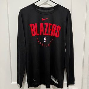 Nike Dri-Fit NBA Portland Trailblazers Long-sleeve